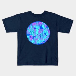 Blues Many Faces Kids T-Shirt